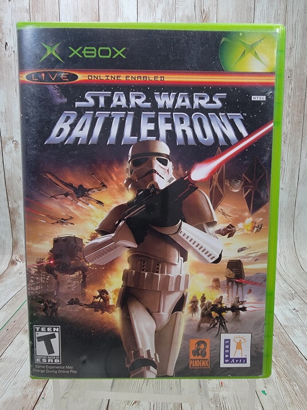 Star Wars: Battlefront (Original Xbox) Black Label CIB Complete & Tested